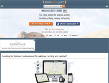 Tablet Screenshot of plotaroute.com